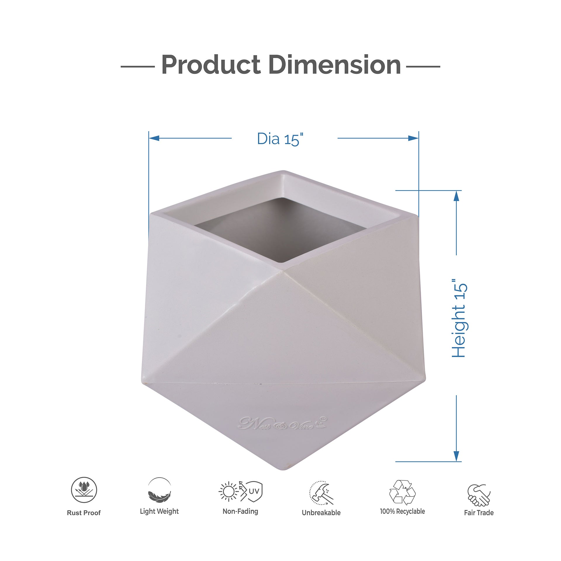 Diamanti – 15″ x 15″